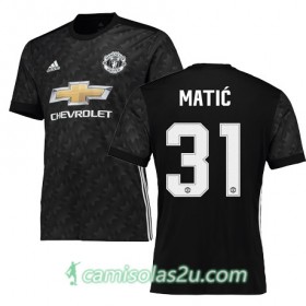 Camisolas de Futebol Manchester United MATIC Equipamento Alternativa 2017/18 Manga Curta