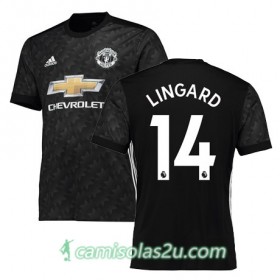 Camisolas de Futebol Manchester United LINGARD Equipamento Alternativa 2017/18 Manga Curta