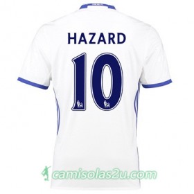 Camisolas de Futebol Chelsea HAZARD Equipamento 3ª 2017/18 Manga Curta