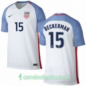 Camisolas de Futebol Estados Unidos KYLE BECKERMAN Equipamento Principal 2016/17 Manga Curta