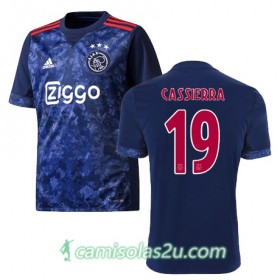 Camisolas de Futebol Ajax Amsterdam MATEO CASSIERRA Equipamento Alternativa 2017/18 Manga Curta