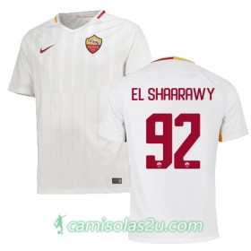 Camisolas de Futebol AS Roma EL SHAARAWY Equipamento Alternativa 2017/18 Manga Curta