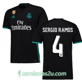 Camisolas de Futebol Real Madrid SERGIO RAMOS Equipamento Alternativa 2017/18 Manga Curta