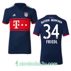 Camisolas de Futebol Bayern München FRIEDL Equipamento Alternativa 2017/18 Manga Curta