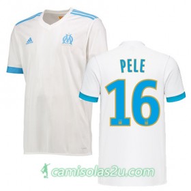 Camisolas de Futebol Olympique de Marseille YOHANN PELE Equipamento Principal 2017/18 Manga Curta