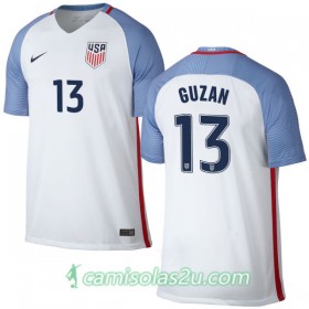 Camisolas de Futebol Estados Unidos BRAD GUZAN Equipamento Principal 2016/17 Manga Curta