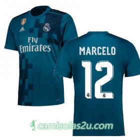 Camisolas de Futebol Real Madrid MARCELO Equipamento 3ª 2017/18 Manga Curta
