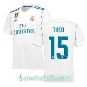 Camisolas de Futebol Real Madrid THEO Equipamento Principal 2017/18 Manga Curta