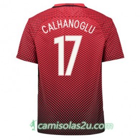 Camisolas de Futebol Turquia HAKAN CALHANOGLU Equipamento Principal Euro 2016