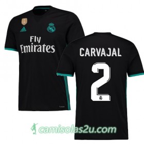 Camisolas de Futebol Real Madrid CARVAJAL Equipamento Alternativa 2017/18 Manga Curta