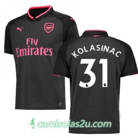 Camisolas de Futebol Arsenal KOLASINAC Equipamento 3ª 2017/18 Manga Curta