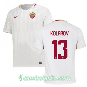 Camisolas de Futebol AS Roma KOLAROV Equipamento Alternativa 2017/18 Manga Curta