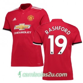 Camisolas de Futebol Manchester United RASHFORD Equipamento Principal 2017/18 Manga Curta