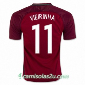 Camisolas de Futebol Portugal VIEIRINHA Equipamento Principal Euro 2016