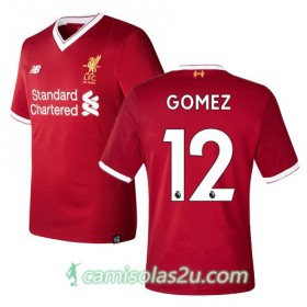 Camisolas de Futebol Liverpool GOMEZ Equipamento Principal 2017/18 Manga Curta
