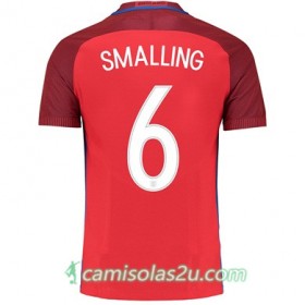 Camisolas de Futebol Inglaterra SMALLING Equipamento Alternativa Euro 2016