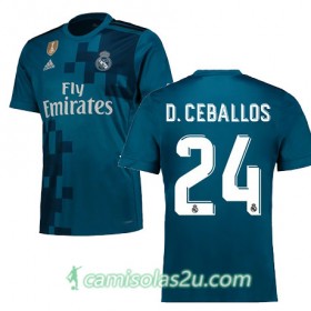 Camisolas de Futebol Real Madrid DANI CEBALLOS Equipamento 3ª 2017/18 Manga Curta