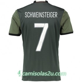 Camisolas de Futebol Alemanha BASTIAN SCHWEINSTEIGER Equipamento Alternativa Euro 2016