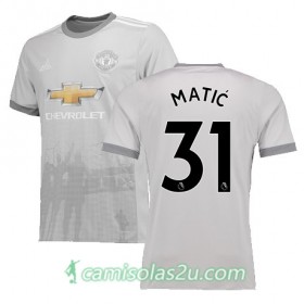 Camisolas de Futebol Manchester United MATIC Equipamento 3ª 2017/18 Manga Curta