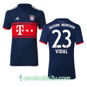 Camisolas de Futebol Bayern München VIDAL Equipamento Alternativa 2017/18 Manga Curta