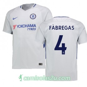 Camisolas de Futebol Chelsea FABREGAS Equipamento Alternativa 2017/18 Manga Curta