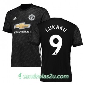 Camisolas de Futebol Manchester United Lukaku Equipamento Alternativa 2017/18 Manga Curta