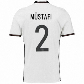 Camisolas de Futebol Alemanha SHKODRAN MUSTAFI Equipamento Principal Euro 2016