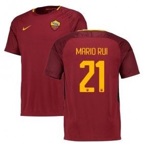 Camisolas de Futebol AS Roma MARIO RUI Equipamento Principal 2017/18 Manga Curta
