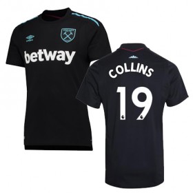 Camisolas de Futebol West Ham COLLINS Equipamento Alternativa 2017/18 Manga Curta