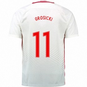 Camisolas de Futebol Polônia KAMIL GROSICKI Equipamento Principal Euro 2016