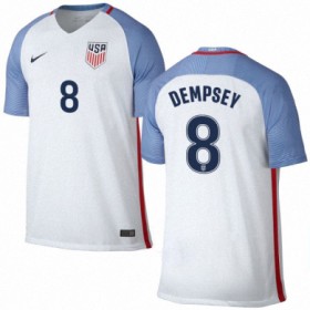 Camisolas de Futebol Estados Unidos CLINT DEMPSEY Equipamento Principal 2016/17 Manga Curta