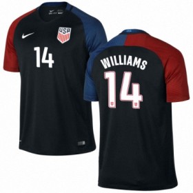 Camisolas de Futebol Estados Unidos DANNY WILLIAMS Equipamento Alternativa 2016/17 Manga Curta