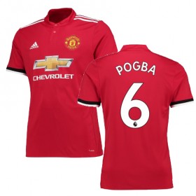 Camisolas de Futebol Manchester United POGBA Equipamento Principal 2017/18 Manga Curta