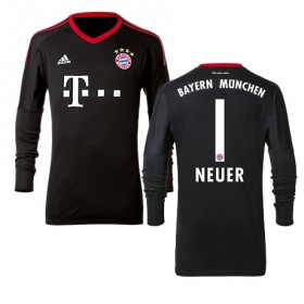 Camisolas de Futebol Bayern München NEUER Equipamento Principal 2017/18 Manga Curta