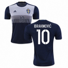 Camisolas de Futebol Suécia ZLATAN IBRAHIMOVIC Equipamento Alternativa Euro 2016