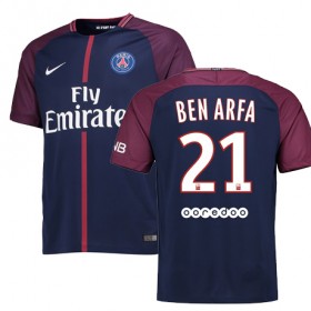 Camisolas de Futebol Paris Saint-Germain HATEM BEN ARFA Equipamento Principal 2017/18 Manga Curta