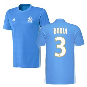Camisolas de Futebol Olympique de Marseille DORIA Equipamento Alternativa 2017/18 Manga Curta