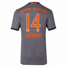 Camisolas de Futebol Bayern München ALONSO Equipamento Alternativa 2017/18 Manga Curta