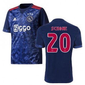 Camisolas de Futebol Ajax Amsterdam LASSE SCHONE Equipamento Alternativa 2017/18 Manga Curta