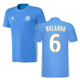 Camisolas de Futebol Olympique de Marseille ROLANDO Equipamento Alternativa 2017/18 Manga Curta