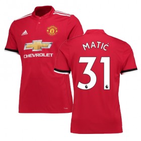Camisolas de Futebol Manchester United MATIC Equipamento Principal 2017/18 Manga Curta