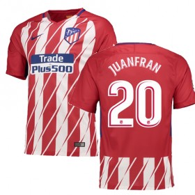 Camisolas de Futebol Atlético Madrid JUANFRAN Equipamento Principal 2017/18 Manga Curta