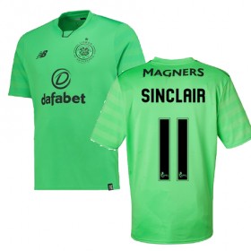 Camisolas de Futebol Celtic SCOTT SINCLAIR Equipamento 3ª 2017/18 Manga Curta