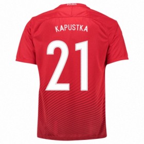 Camisolas de Futebol Polônia BARTOSZ KAPUSTKA Equipamento Alternativa Euro 2016