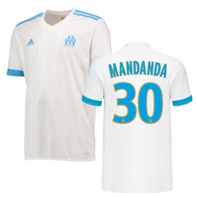 Camisolas de Futebol Olympique de Marseille MANDANDA Equipamento Principal 2017/18 Manga Curta