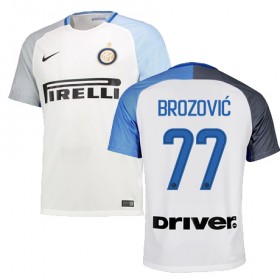 Camisolas de Futebol Inter de Milão BROZOVIC Equipamento Alternativa 2017/18 Manga Curta