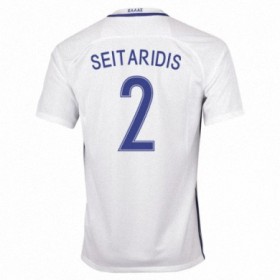 Camisolas de Futebol Grécia GIOURKAS SEITARIDIS Equipamento Principal 2016/17 Manga Curta