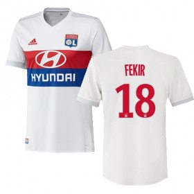 Camisolas de Futebol Olympique Lyonnais NABIL FEKIR Equipamento Principal 2017/18 Manga Curta