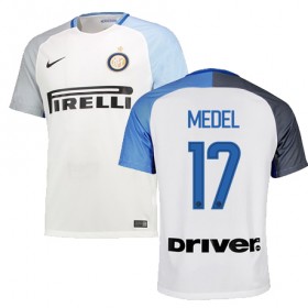 Camisolas de Futebol Inter de Milão MEDEL Equipamento Alternativa 2017/18 Manga Curta