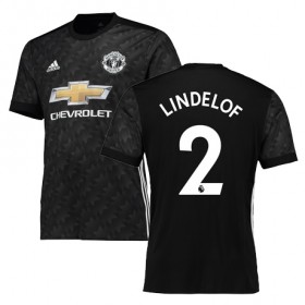Camisolas de Futebol Manchester United LINDELOF Equipamento Alternativa 2017/18 Manga Curta